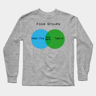 The three food groups Long Sleeve T-Shirt